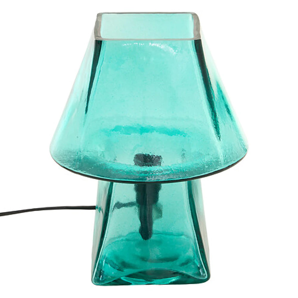 Lampada da Tavolo Elita in Vetro, H26cm, 20x20x26cm, Attacco E14, IP20 — 4 Colori