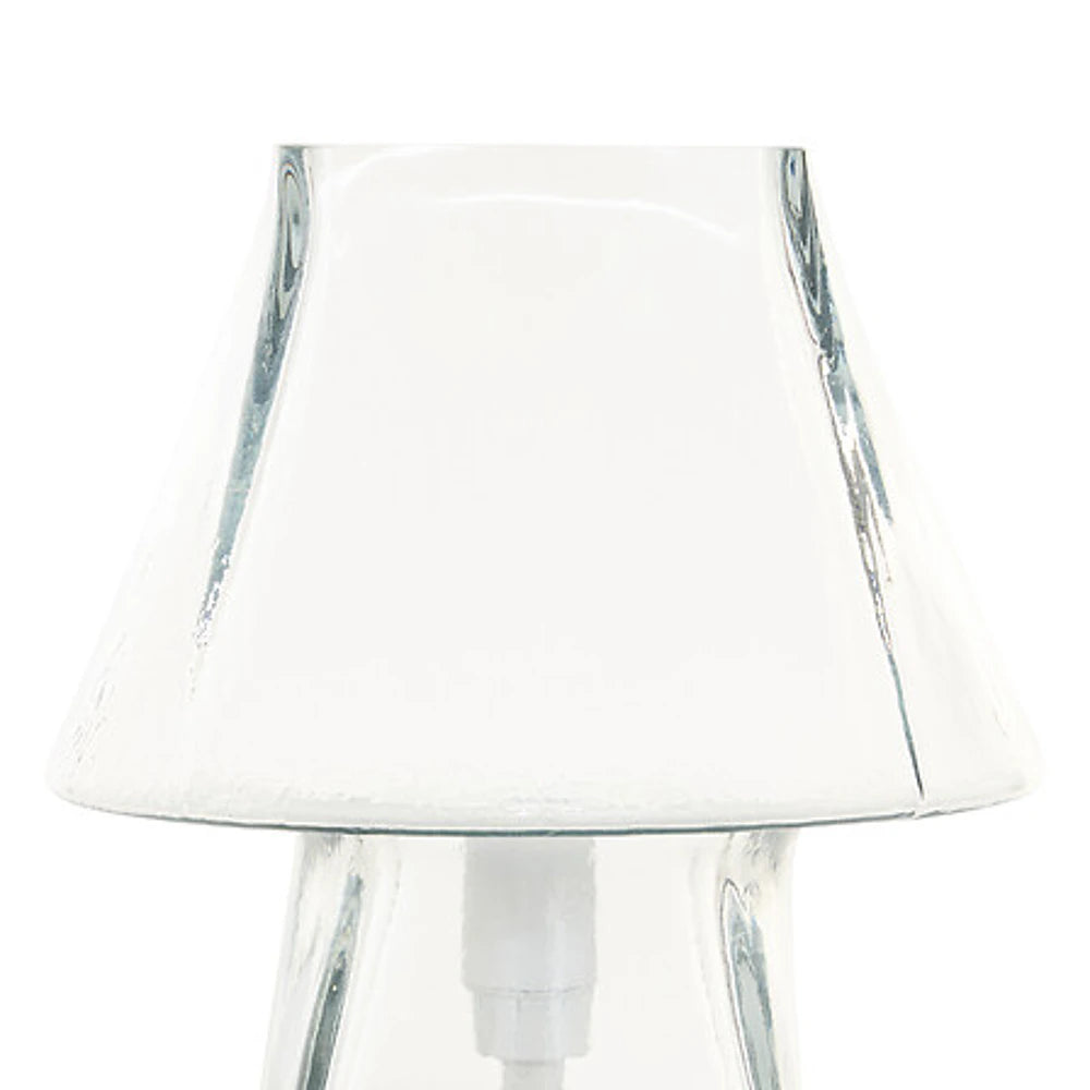 Lampada da Tavolo Elita in Vetro, H26cm, 20x20x26cm, Attacco E14, IP20 — 4 Colori