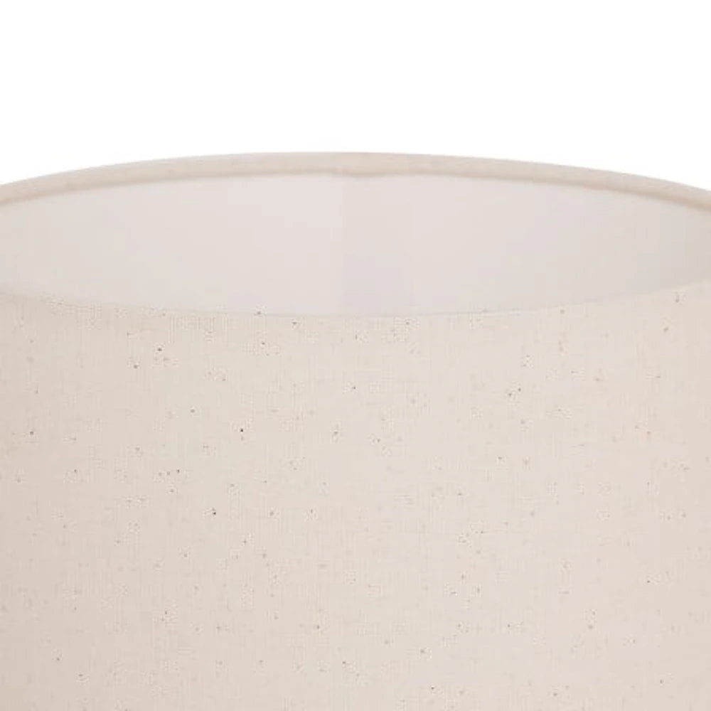 Lampada da Terra Rafa dettaglio tessuto paralume beige texture