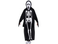 Costume da Scheletro Halloween Taglia Unica Manica Lunga