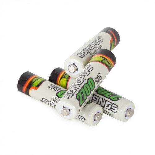 4 Pile AAA R3 Ministilo Ricaricabili Ni-MH 2700mAh, Senza Effetto Memoria, Ricarica Rapida 4,5h, Set da 4