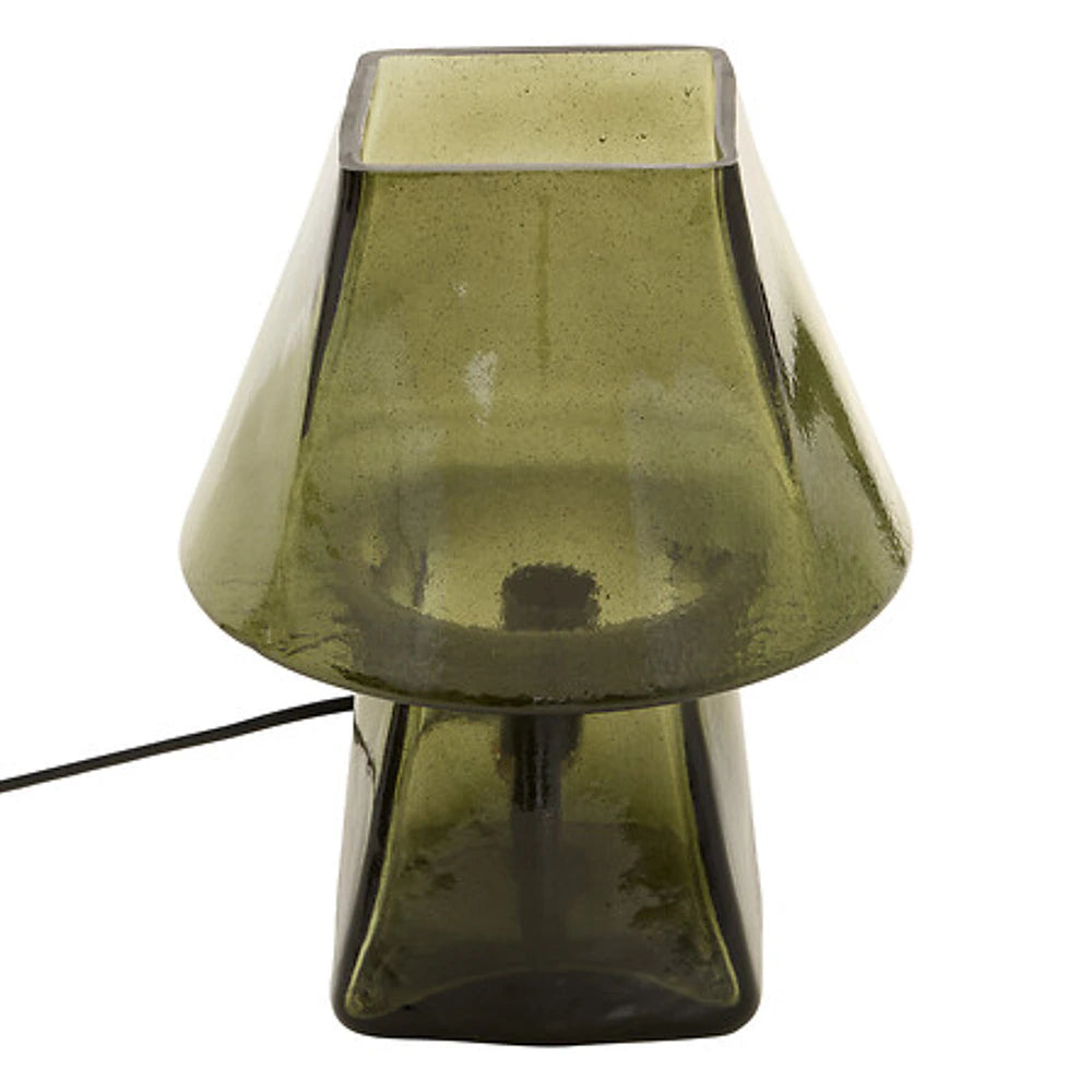 Lampada da Tavolo Elita in Vetro, H26cm, 20x20x26cm, Attacco E14, IP20 — 4 Colori