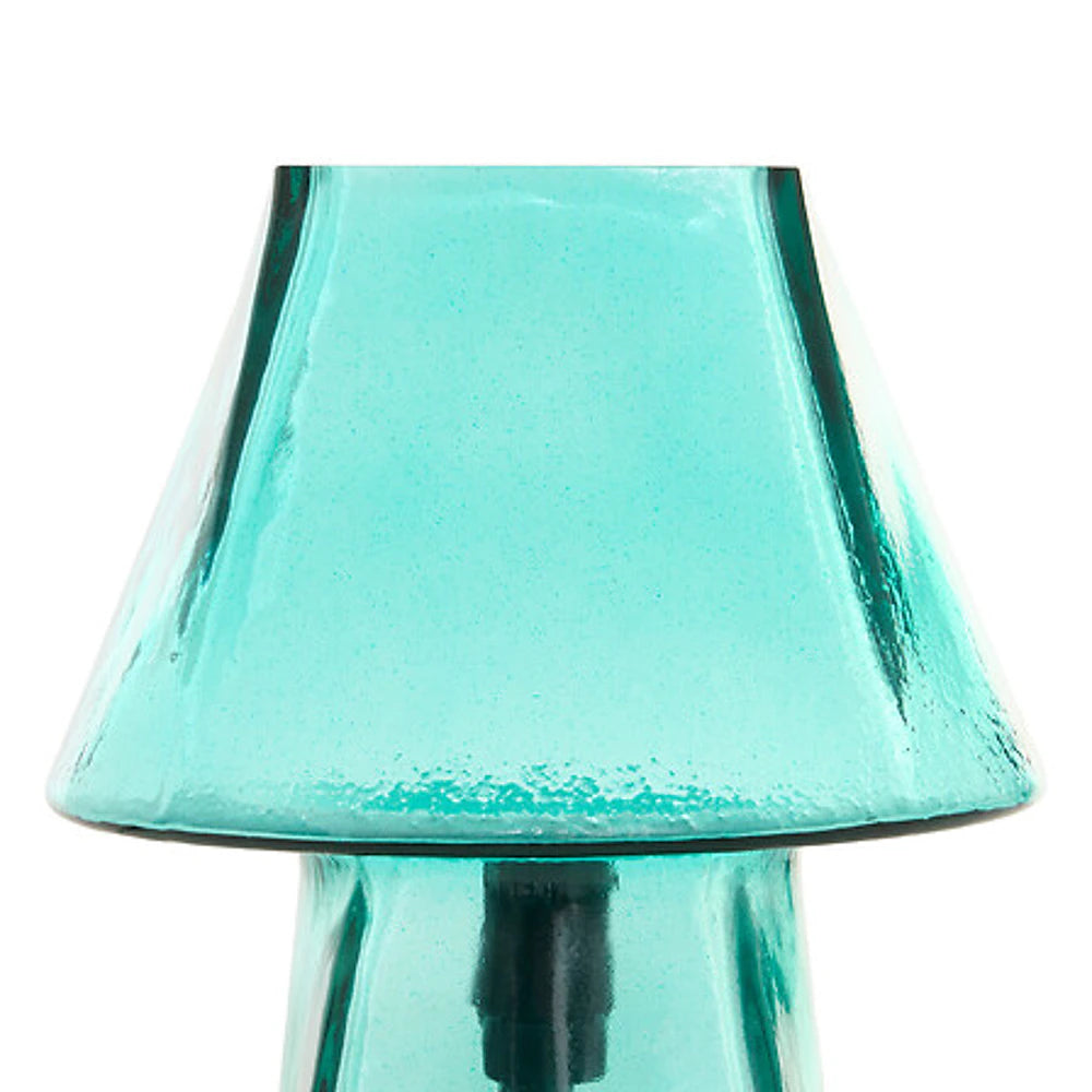 Lampada da Tavolo Elita in Vetro, H26cm, 20x20x26cm, Attacco E14, IP20 — 4 Colori