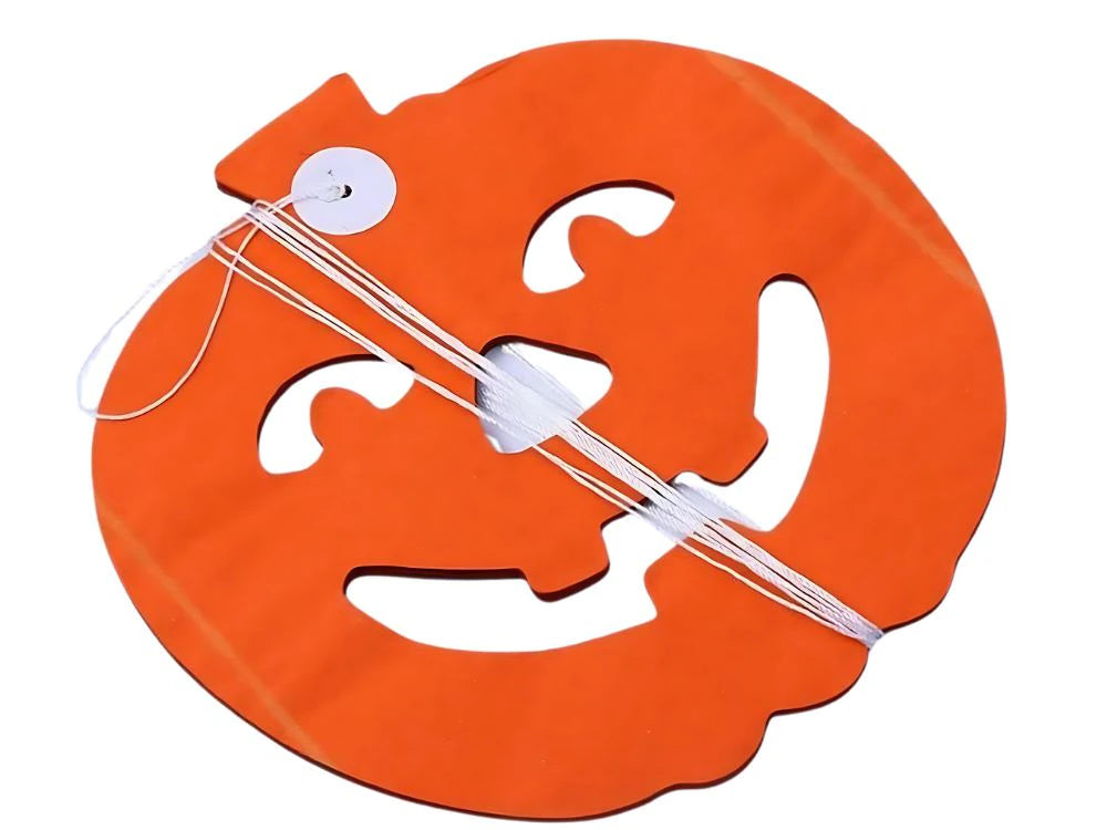 Ghirlanda Decorativa Halloween Zucca e Ragno 3 Metri Carta