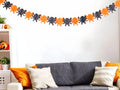 Ghirlanda Decorativa Halloween Zucca e Ragno 3 Metri Carta