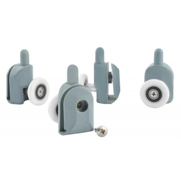 Kit8 cuscinetti ricambio box doccia cabina porta anta scorrevole rotelline ruote