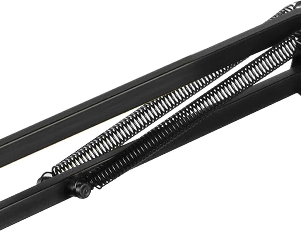 Lampada LED Scrivania con Braccio Flessibile e Morsetto, 80 LED, 10 Livelli, 3 Colori, 5,6W 230V, Nera