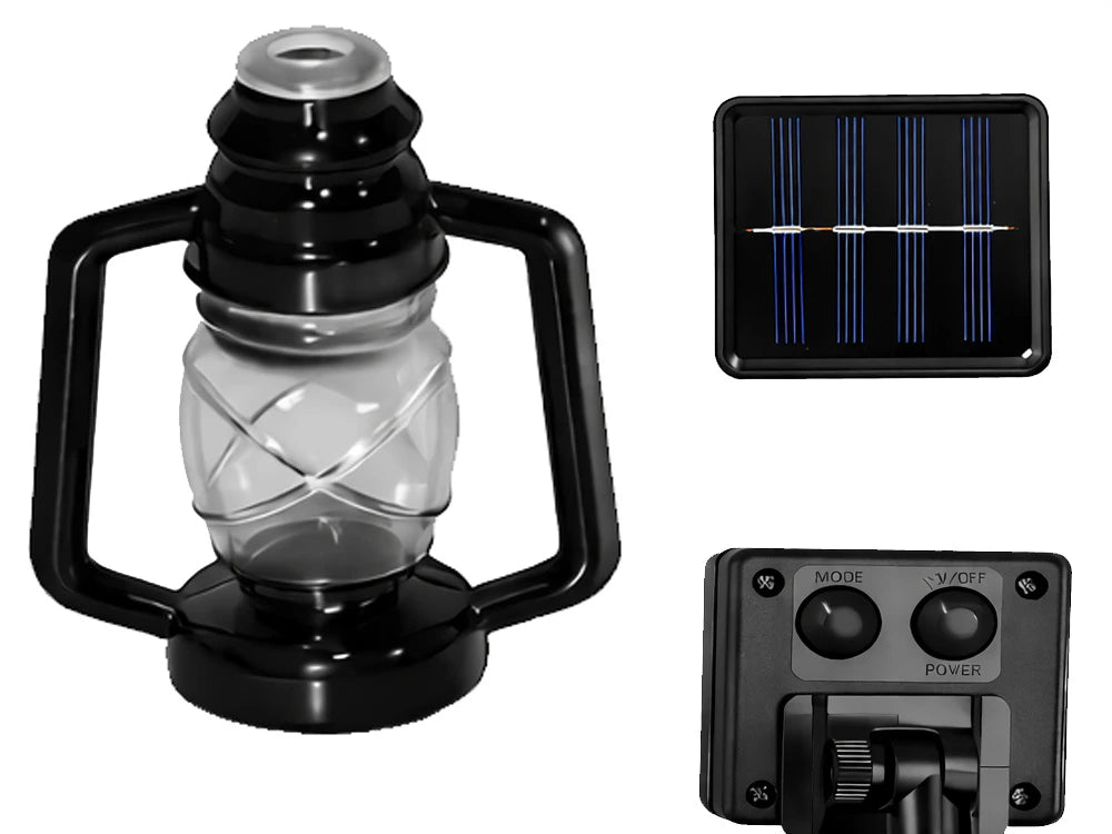 Luci Solari da Giardino LED Ghirlanda 20 Lanterne Balcone e Terrazza