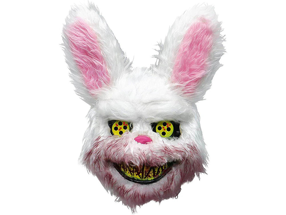 Maschera Halloween Coniglio Spettrale Mostro Psicopatico Taglia Unica