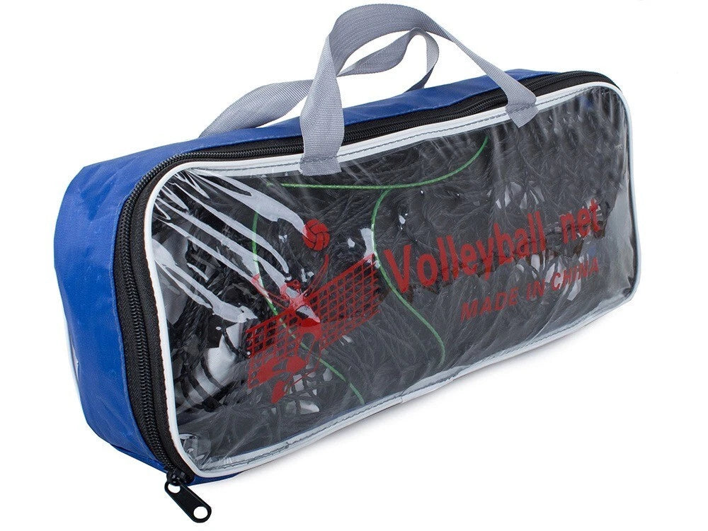Rete da Pallavolo Professionale 9,5m x 1m, Maglia 14x14cm, Nera, Interno ed Esterno