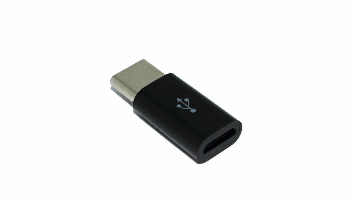 Adattatore Micro USB Femmina a USB Type-C Maschio, Convertitore Compatto, Nero o Bianco