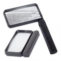 Lente di ingrandimento tascabile pieghevole, lente 2x 4x