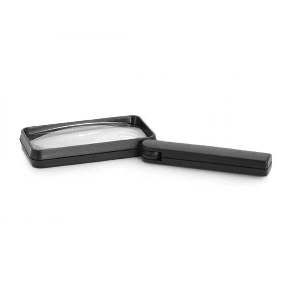 Lente di ingrandimento tascabile pieghevole, lente 2x 4x