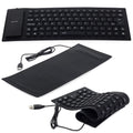 Tastiera USB Flessibile in Silicone, Impermeabile Antipolvere Silenziosa, Plug&Play CE, 35,5x13,5cm, Cavo 125cm