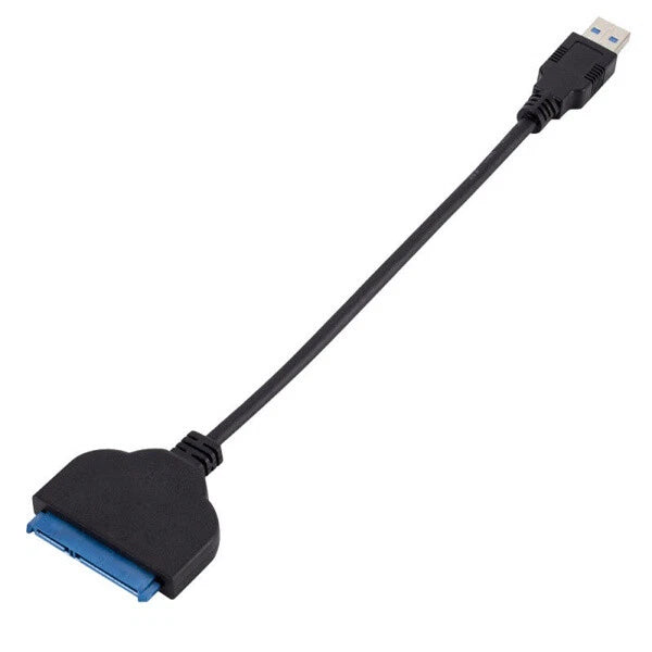 Adattatore USB 3.0 a SATA III 22pin per HDD e SSD 2,5", 6Gbps, Cavo 25cm, Windows e Mac