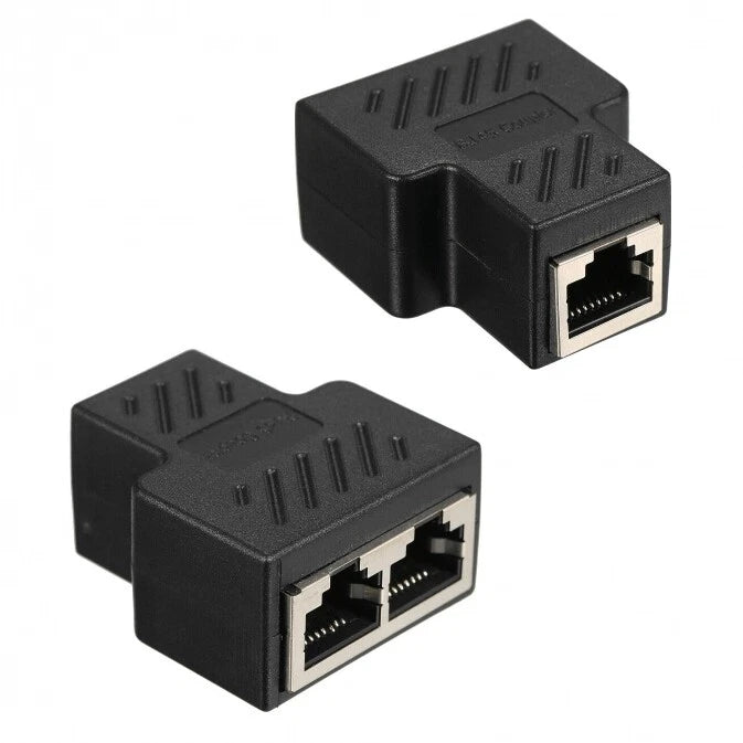 Accoppiatore splitter cavo ethernet rj 45 adattatore lan giunto plug prolunga