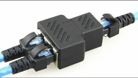Accoppiatore splitter cavo ethernet rj 45 adattatore lan giunto plug prolunga