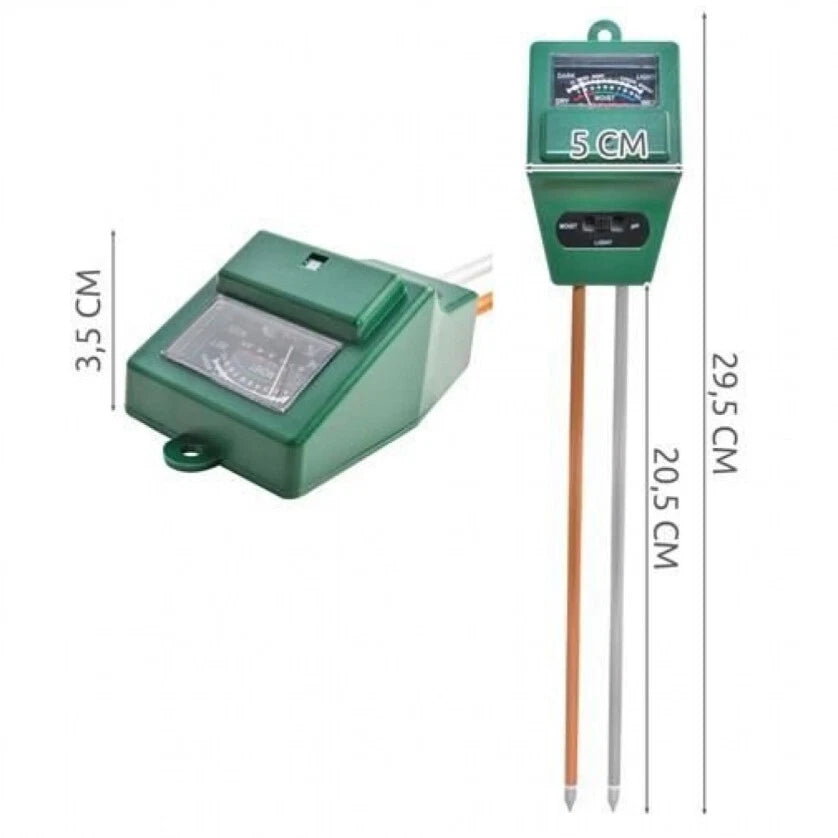 Misuratore tester misura ph umidita' luce per terra piante alberi terreno