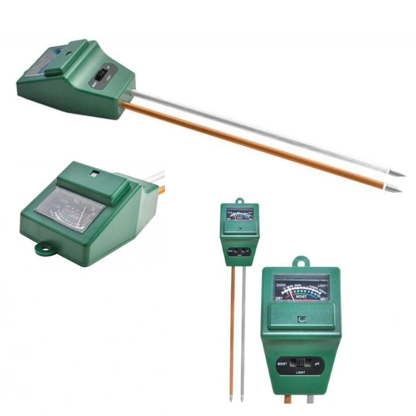 Misuratore tester misura ph umidita' luce per terra piante alberi terreno