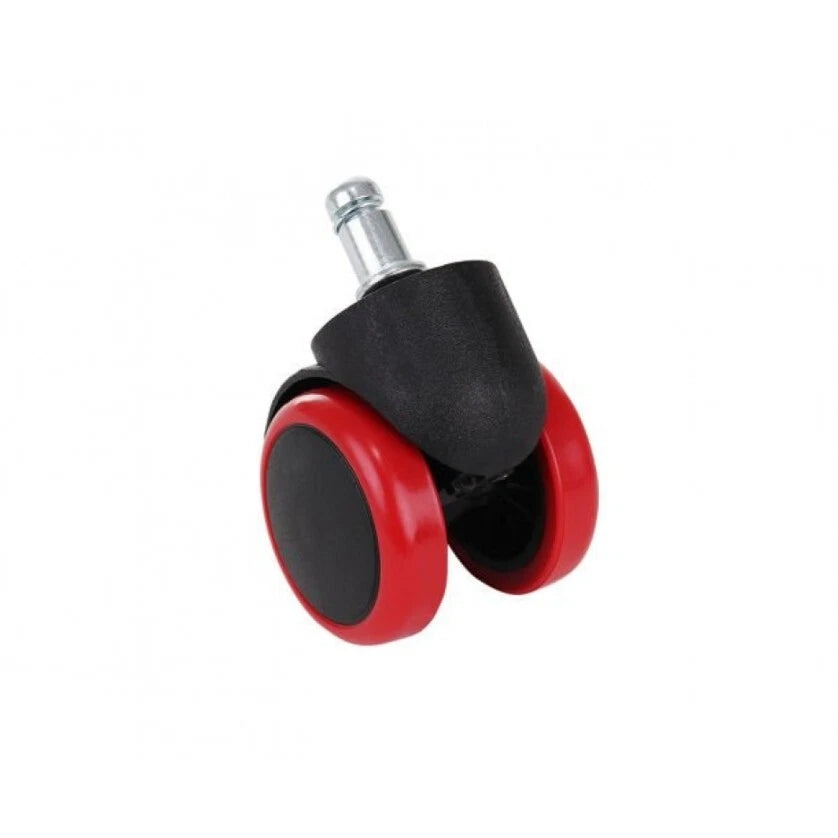Set 5 ruote per sedia da ufficio rotelle nere kit ricambio poltrona girevole