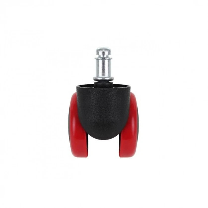 Set 5 ruote per sedia da ufficio rotelle nere kit ricambio poltrona girevole