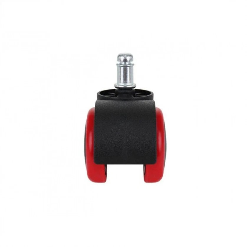 Set 5 ruote per sedia da ufficio rotelle nere kit ricambio poltrona girevole