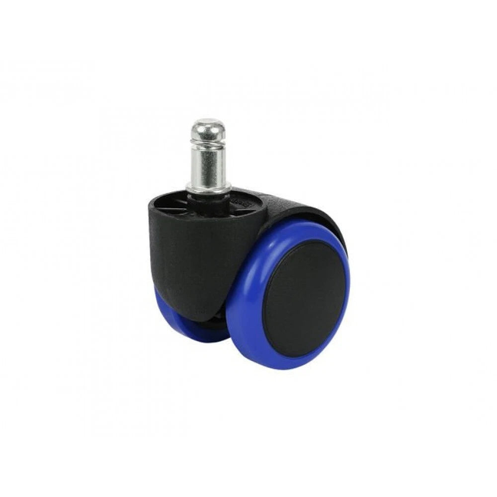 Set 5 ruote per sedia da ufficio rotelle nere kit ricambio poltrona girevole