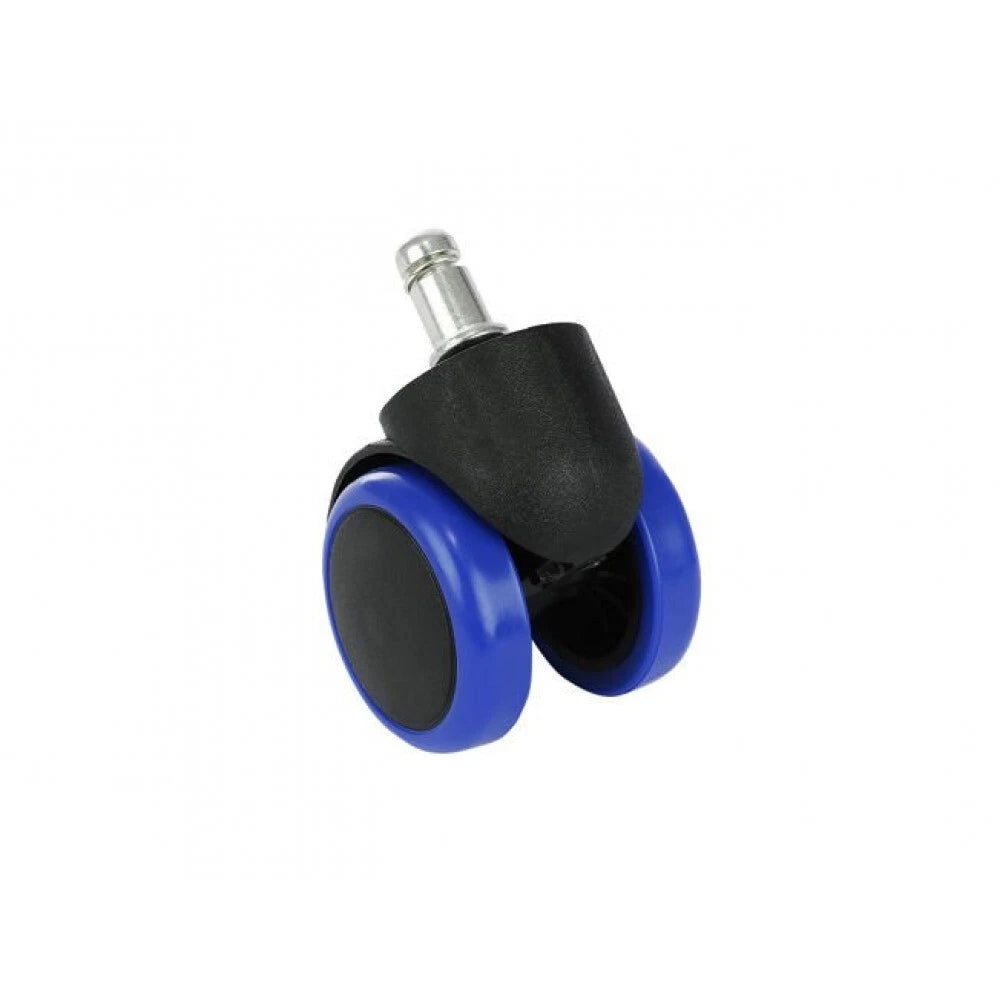 Set 5 ruote per sedia da ufficio rotelle nere kit ricambio poltrona girevole