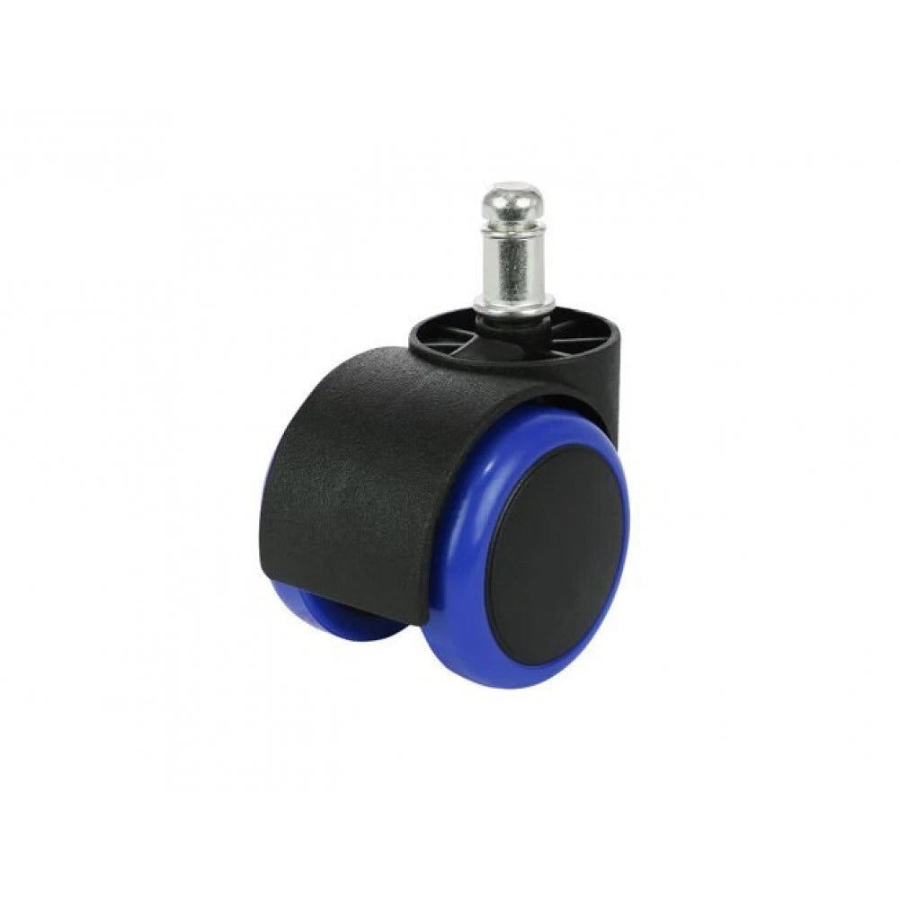 Set 5 ruote per sedia da ufficio rotelle nere kit ricambio poltrona girevole