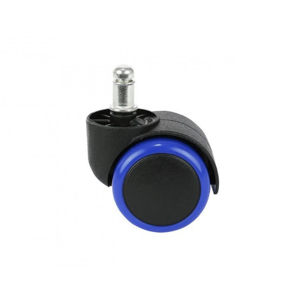 Set 5 ruote per sedia da ufficio rotelle nere kit ricambio poltrona girevole