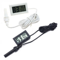 Termometro igrometro digitale lcd con sonda 1 metro, ambiente,frigo, acquario