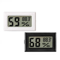 Termometro igrometro digitale lcd, ambiente,frigo, acquario colore nero / bianco