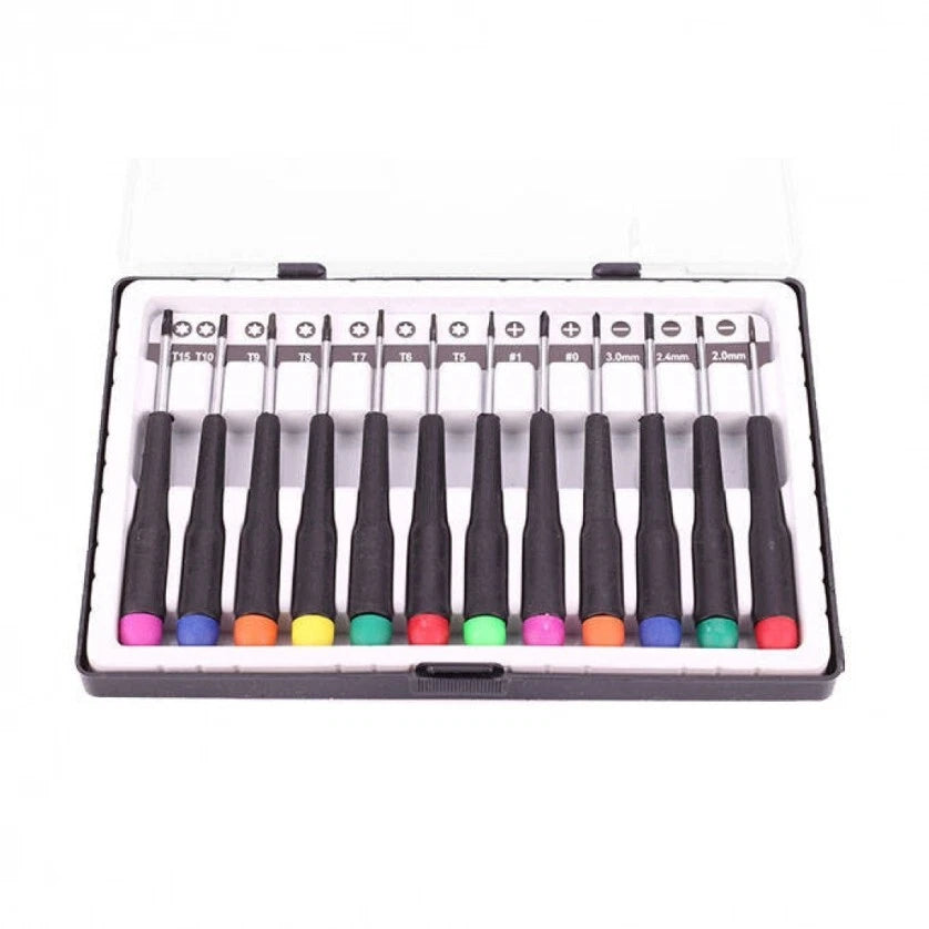 Set cacciaviti torx per riparazione cellulare 12 pezzi cacciavite precisione