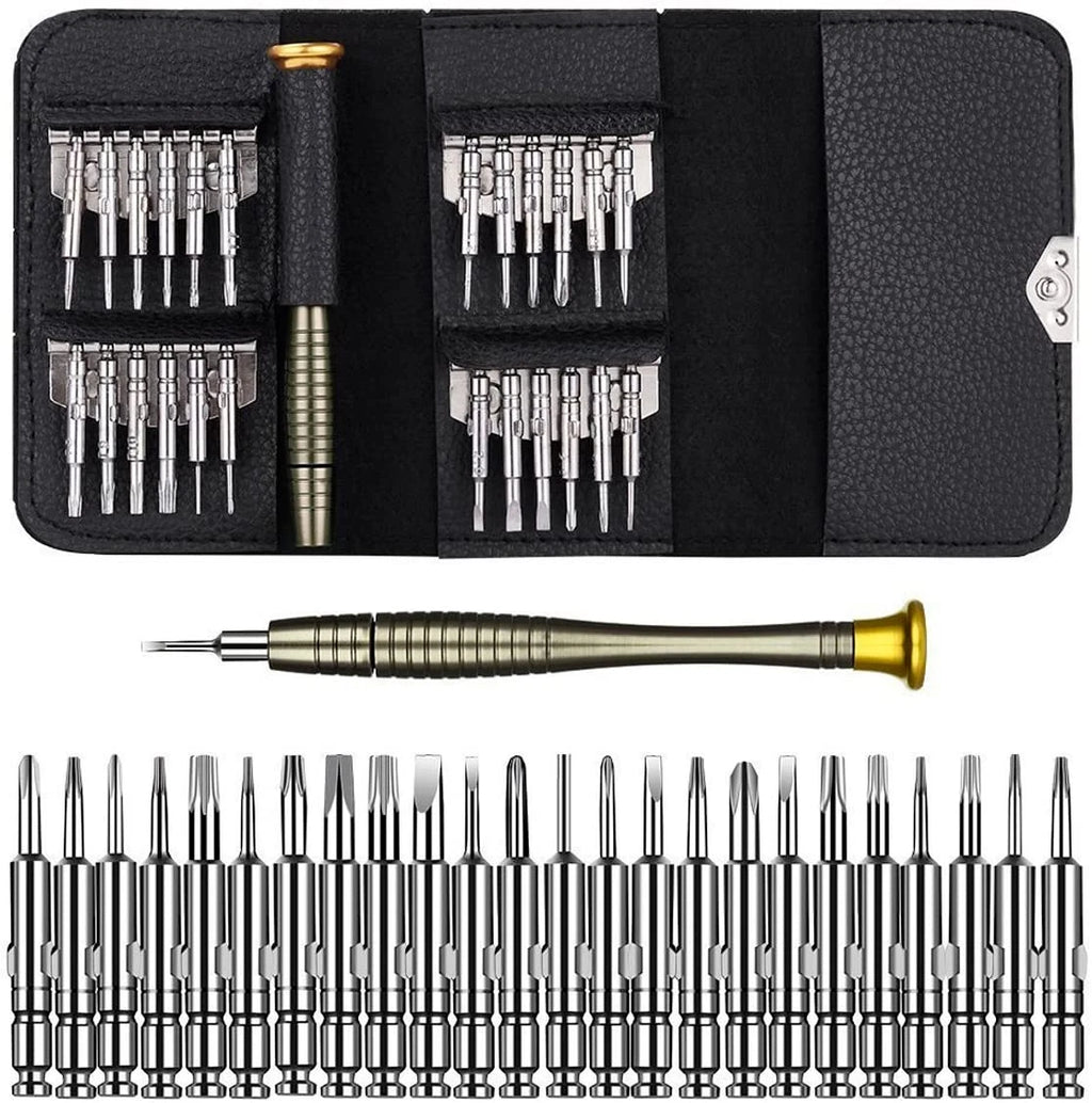 Mini cacciaviti di precisione set 25 pezzi kit riparazione laptop smartphonr pc