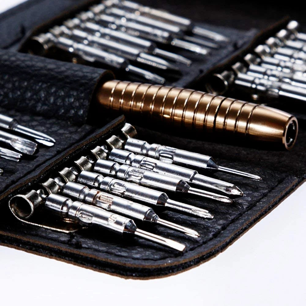 Mini cacciaviti di precisione set 25 pezzi kit riparazione laptop smartphonr pc