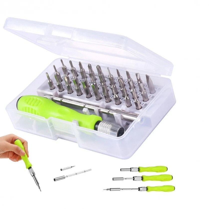 Set di cacciaviti punte di precisione 32 in 1 giraviti magnetici per riparazione