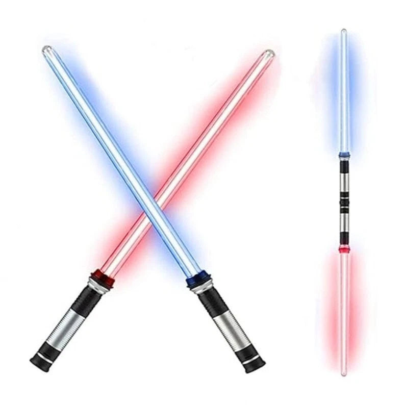 Spade laser led guerre stellari led per bambini e cosplay coppia spade