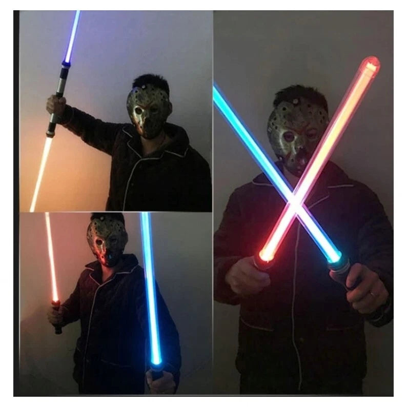 Spade laser led guerre stellari led per bambini e cosplay coppia spade