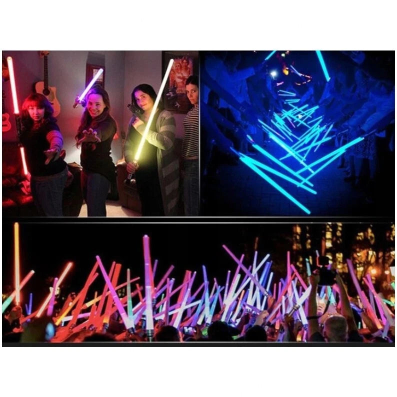 Spade laser led guerre stellari led per bambini e cosplay coppia spade
