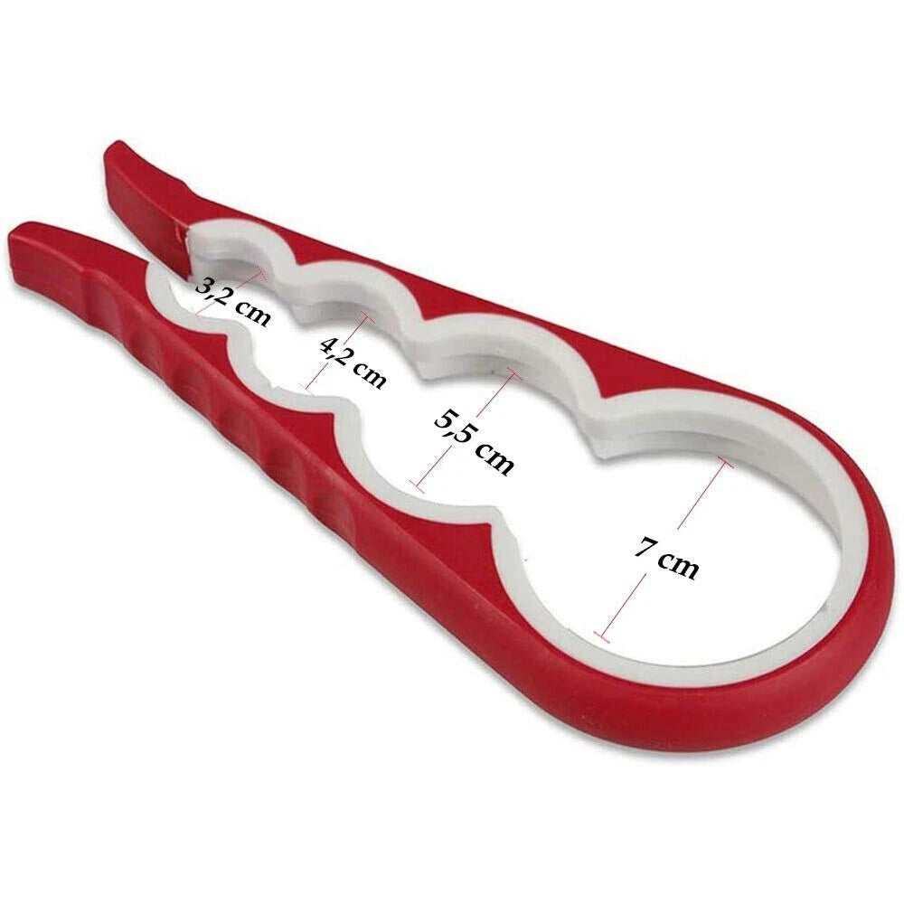 Apri barattolo a mano universale 4 in 1 antiscivolo, svita tappo