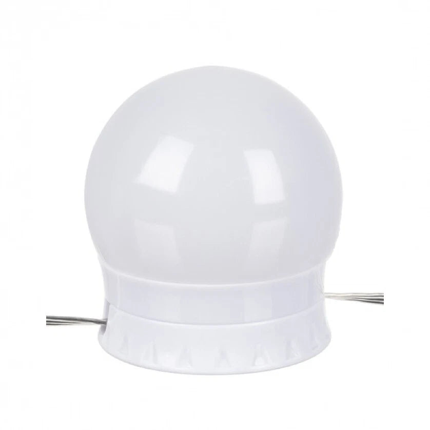 Luci da specchio trucco hollywood style, lampadine dimmerabili, 10 lampade
