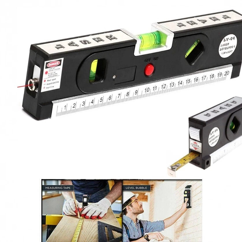 Livella laser 4 in 1 orizzonte o verticale metro misurazione livella bolla linee