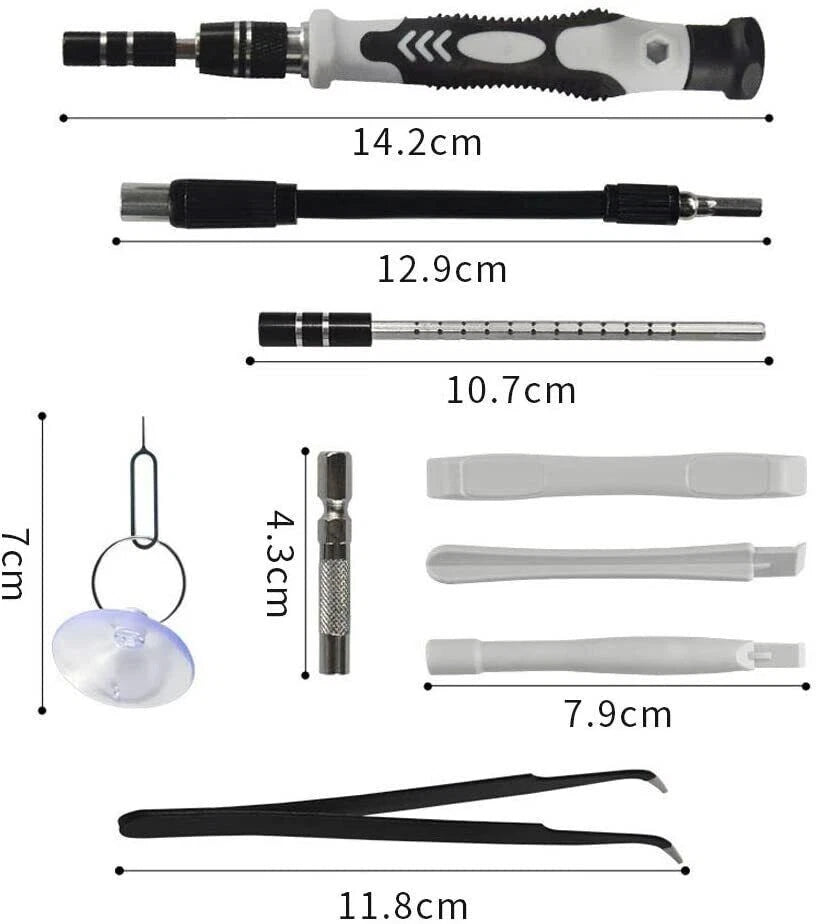 Set cacciaviti di precisione 115 in 1 magnetico riparazione smartphone orologi