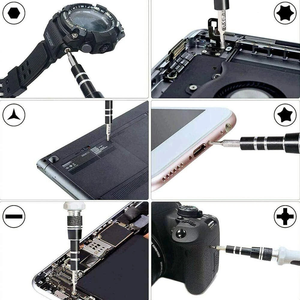 Set cacciaviti di precisione 115 in 1 magnetico riparazione smartphone orologi
