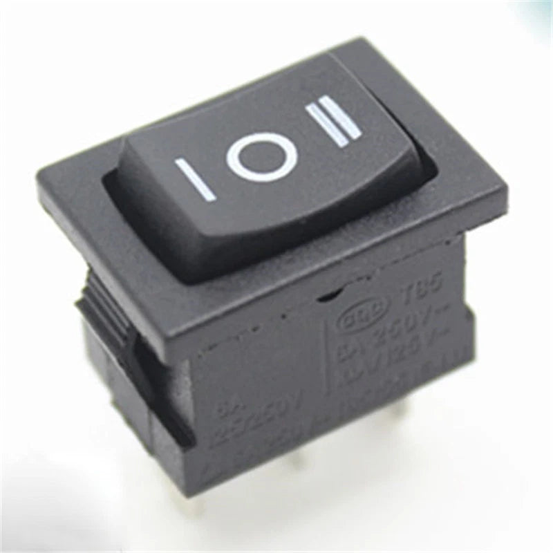 interruttore deviatore a 3 posizioni ON-OFF-ON a bilanciere 250V 3A 10x15mm