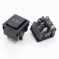 interruttore deviatore a 3 posizioni ON-OFF-ON a bilanciere 250V 12A 21x24mm