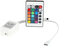 Centralina rgb controller ir infrarossi kit telecomando per strisce a led rgb 12