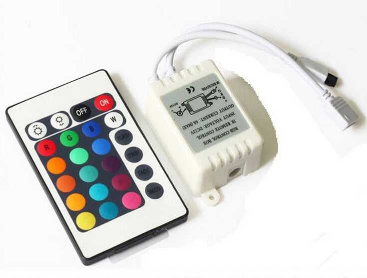 Centralina rgb controller ir infrarossi kit telecomando per strisce a led rgb 12