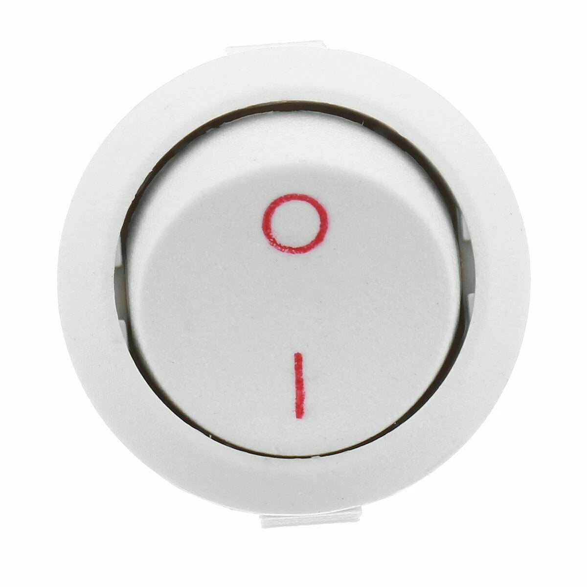 interruttore deviatore rotondo 23mm a 2 posizioni ON-OFF a bilanciere 250V 3A