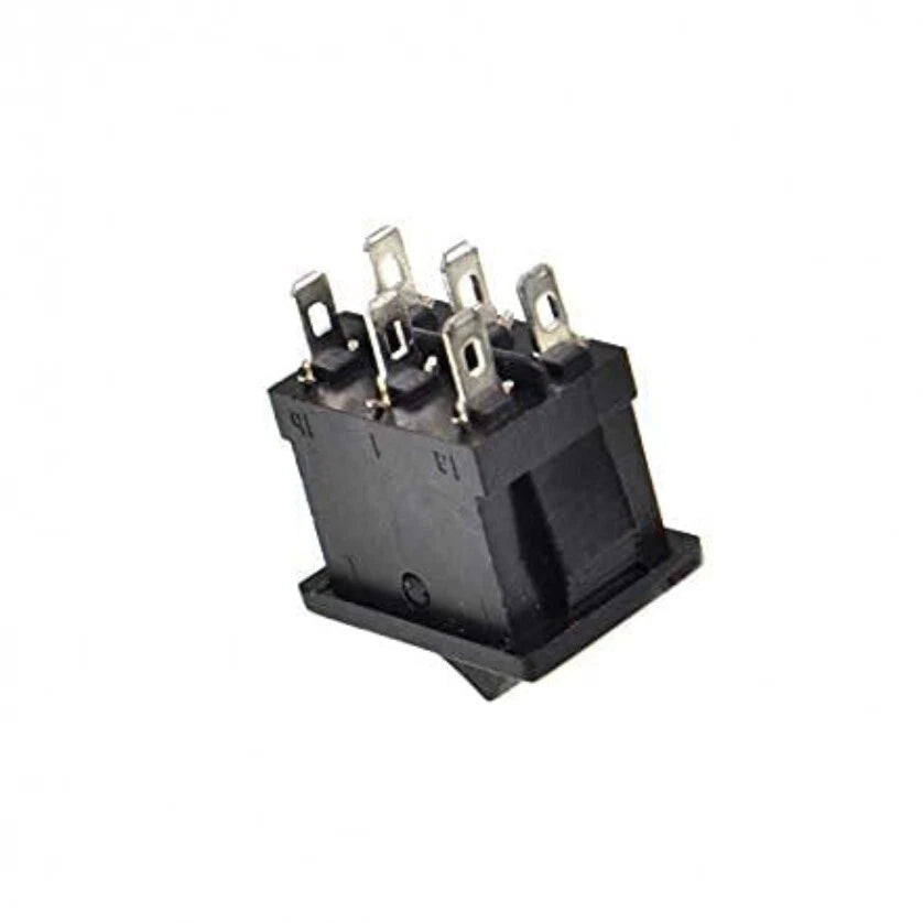 interruttore deviatore a 3 posizioni 6 pin ON-OFF-ON bilanciere 250V 10A 15x21mm
